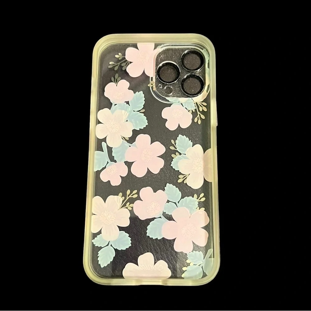 SONIX Clear Floral iPhone 12 Pro Max Case with Metallic accents